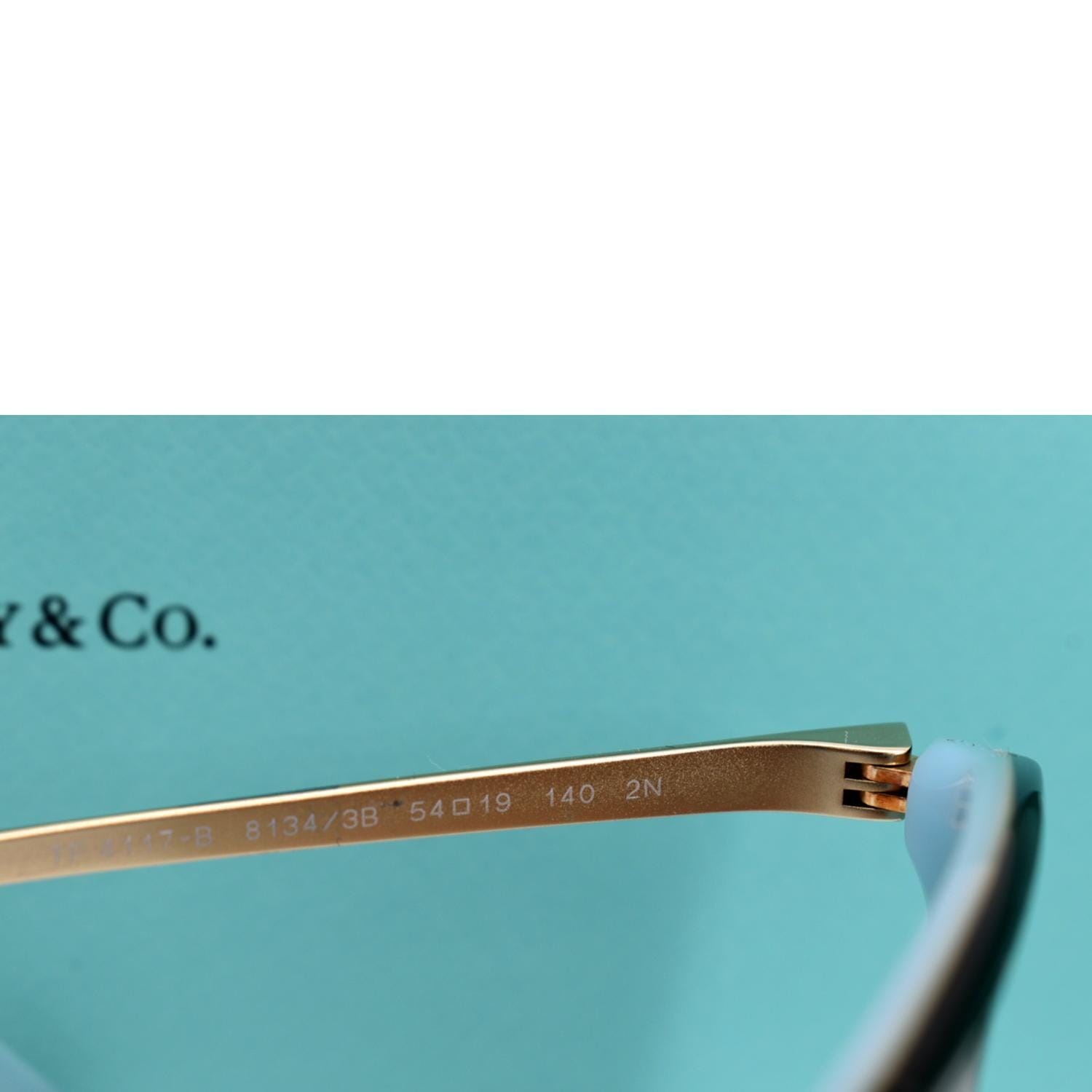 TIFFANY & CO TF4117B 8134/3B Havana Blue Sunglasses Brown  display picture 1