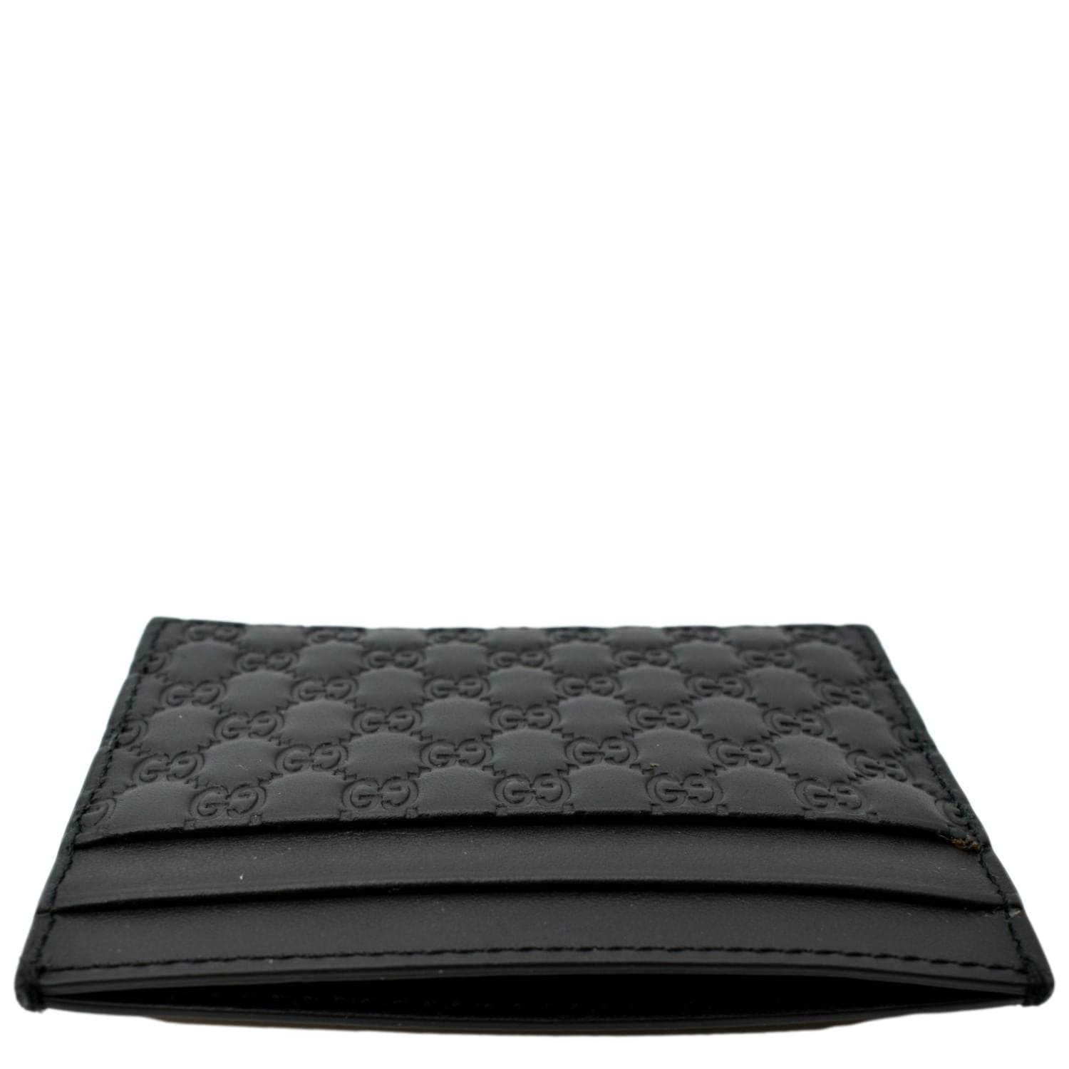 Gucci card case monogram microguccissima black Clearance