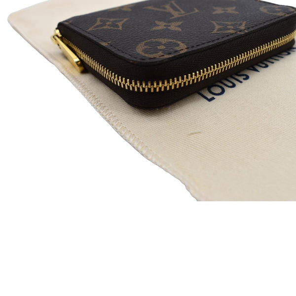 Louis Vuitton Monogram Canvas Zippy Coin Purse Brown - Top Left