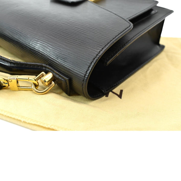 Louis Vuitton Monceau EPI Leather Crossbody Bag Black - DDH
