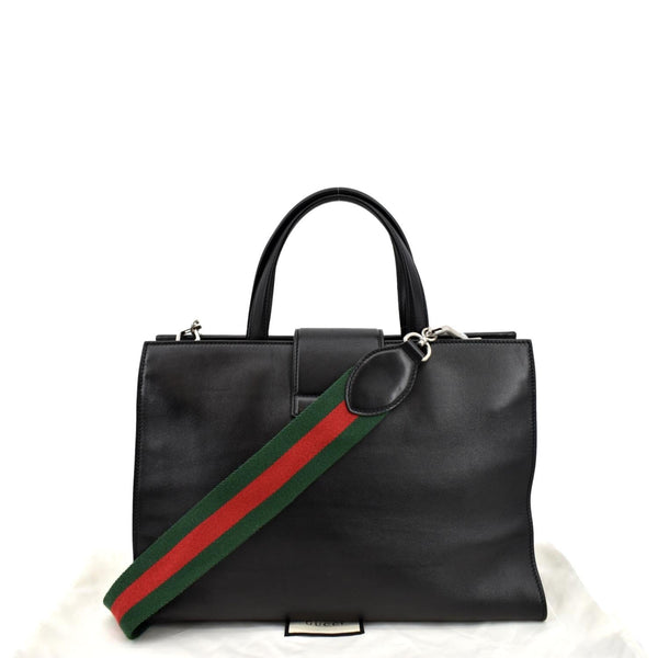 Gucci Dionysus Leather Tote Bag in Black Color - Back