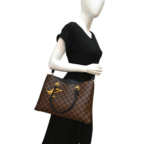 Louis Vuitton LV Riverside Damier Ebene Shoulder Bag - Full View