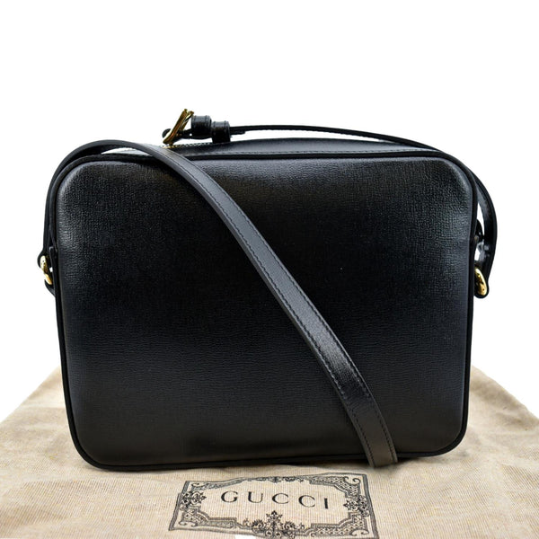 Gucci Horsebit 1955 Small Leather Shoulder Bag Black - Back