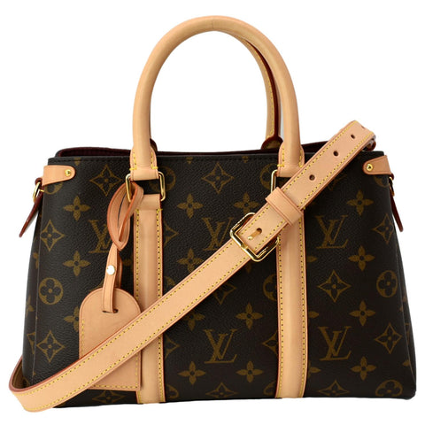 LOUIS VUITTON Soufflot BB Monogram Canvas Shoulder Crossbody Bag Brown