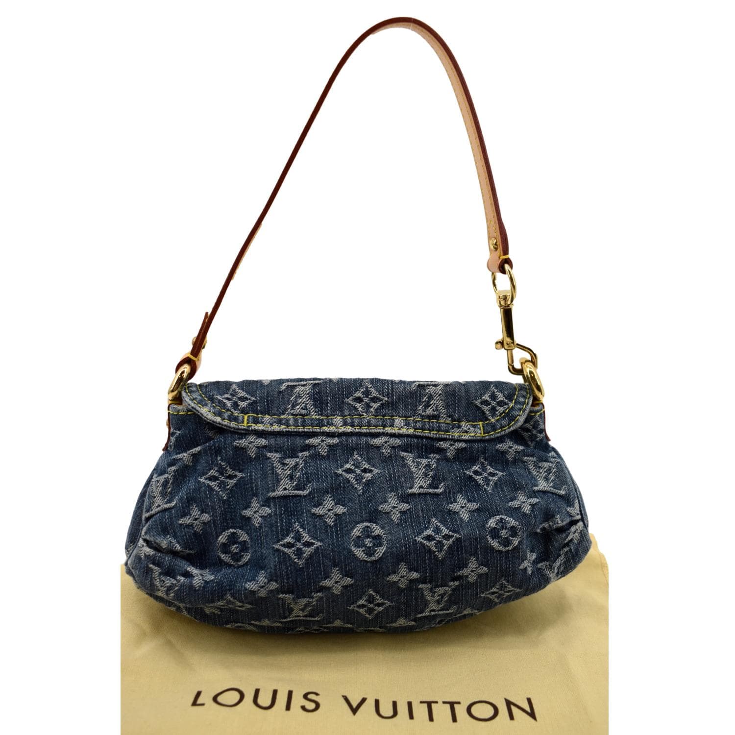 Louis Vuitton Pleaty Blue Denim ref.179096 - Joli Closet