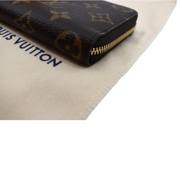 Louis Vuitton Monogram Canvas Zippy Coin Purse Brown - Bottom Right