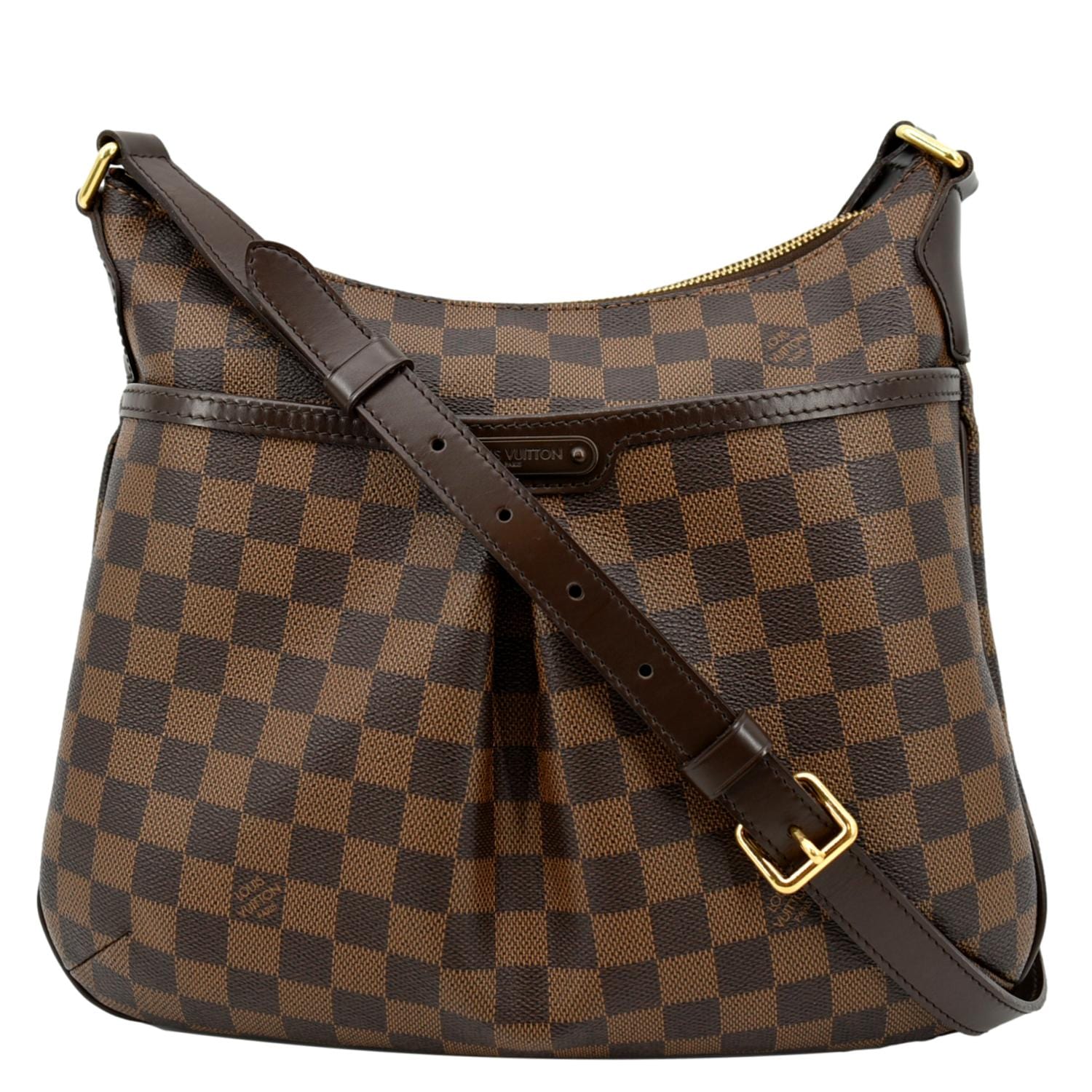 LOUIS VUITTON Bloomsbury PM Damier Ebene Crossbody Bag Brown