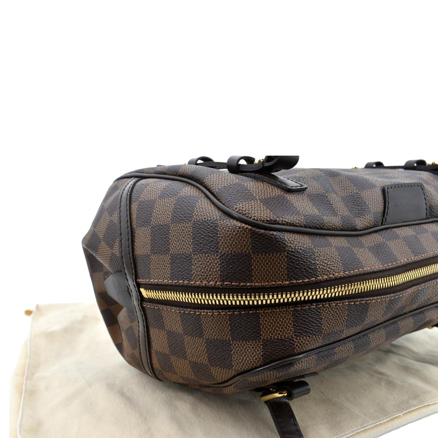 Rivington cloth handbag Louis Vuitton Brown in Cloth - 30482703