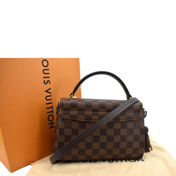 Louis Vuitton Croisette Damier Ebene Crossbody Bag Brown - Back