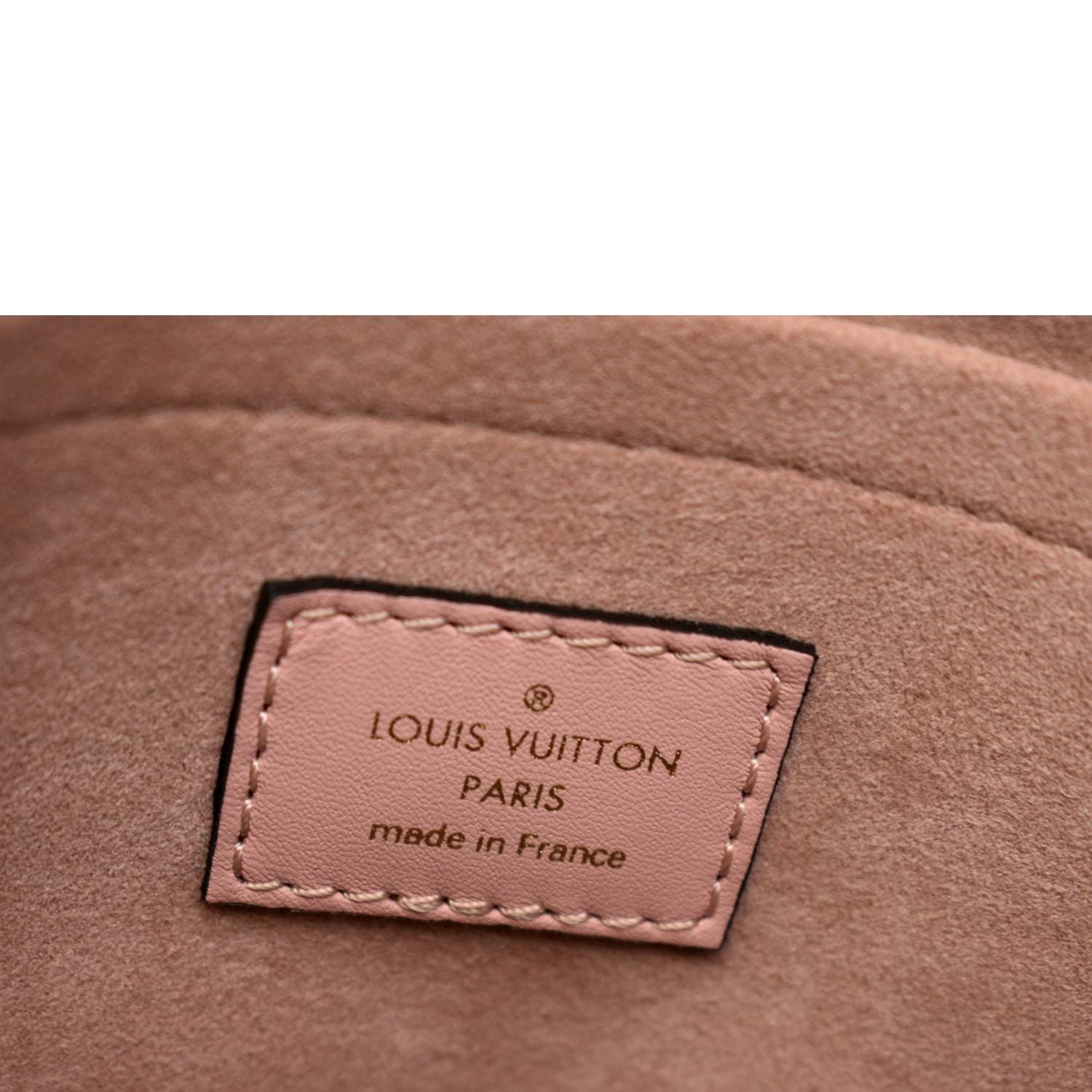 LOUIS VUITTON Locky BB Monogram Canvas Crossbody Bag Rose Poudré