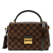 Louis Vuitton Croisette Damier Ebene Crossbody Bag - Front