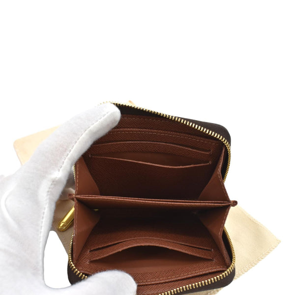 Louis Vuitton Monogram Canvas Zippy Coin Purse Brown - Inside