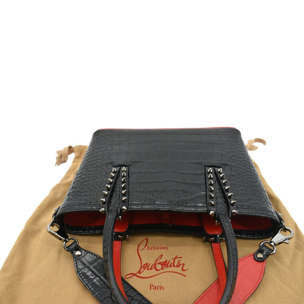 Christian Louboutin Cabata Mini Leather Crossbody Bag - Top