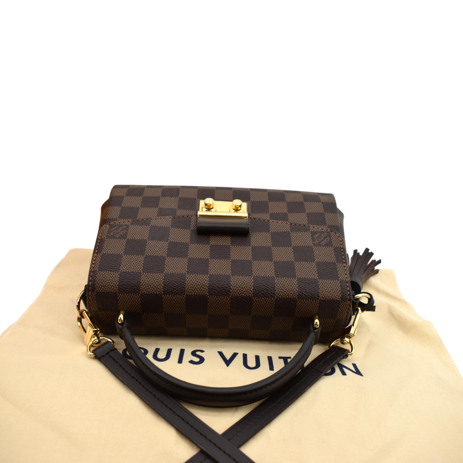 New Louis Vuitton Croisette Damier Ebene Cross Body Bag