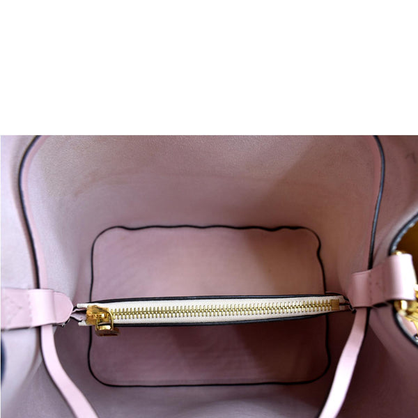 Louis Vuitton Neonoe MM Damier Azur Crossbody Bag Rose - Inside