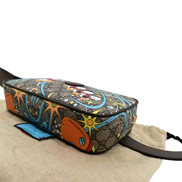 Gucci xDisney GG Supreme Canvas Belt Bag in Beige Color - Bottom Right