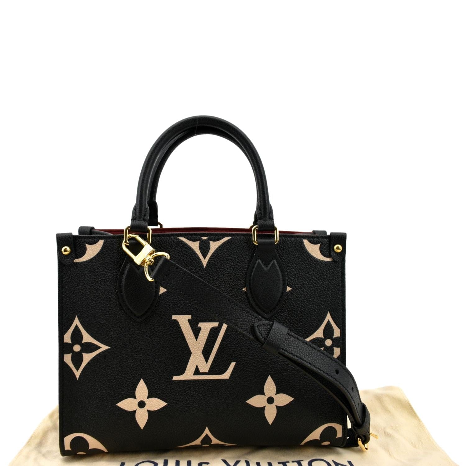 Louis Vuitton Onthego PM Bicolor Monogram Shoulder Bag