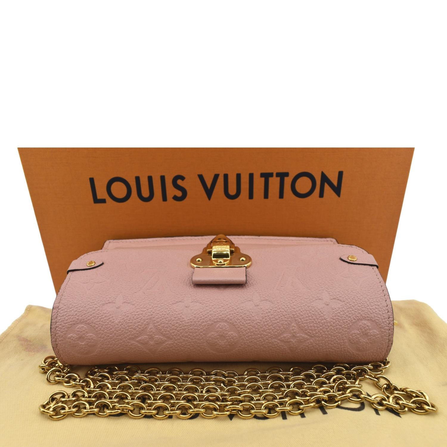 louis vuitton wallet bag with chain