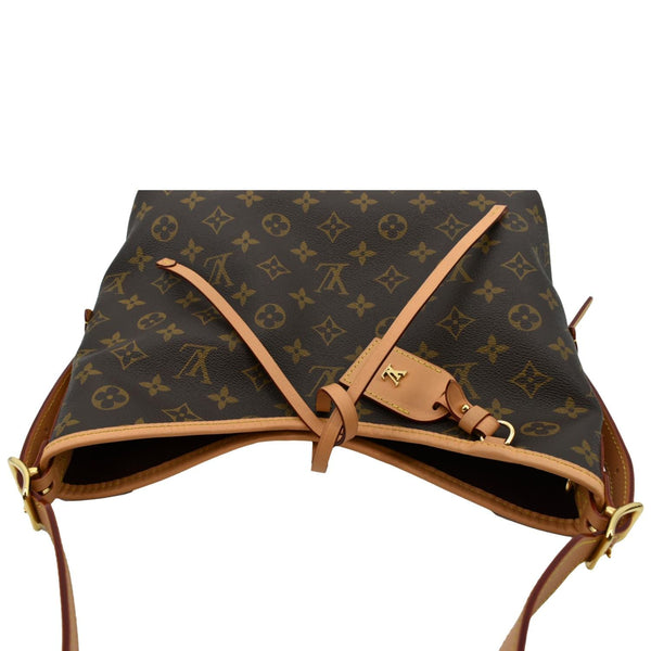 Louis Vuitton Carryall PM Monogram Canvas Shoulder Bag - Top