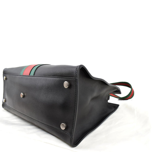 Gucci Dionysus Leather Tote Bag in Black Color - Bottom Right
