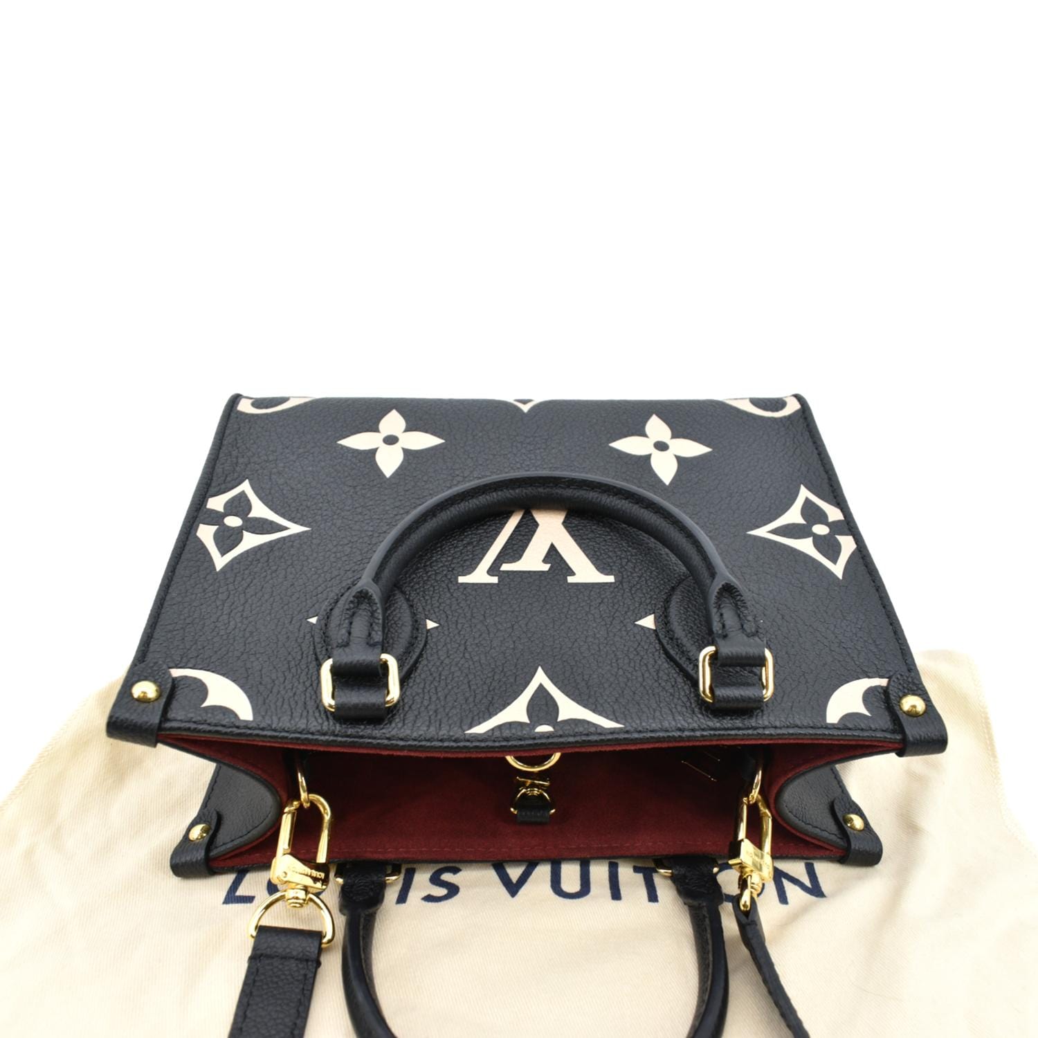 Louis Vuitton Onthego PM Bicolor Monogram Shoulder Bag