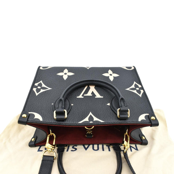Louis Vuitton Onthego PM Bicolor Monogram Shoulder Bag - Top