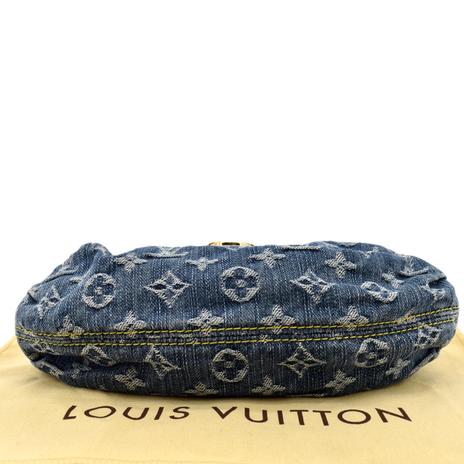 Louis Vuitton Pleaty Handbag Denim Mini at 1stDibs