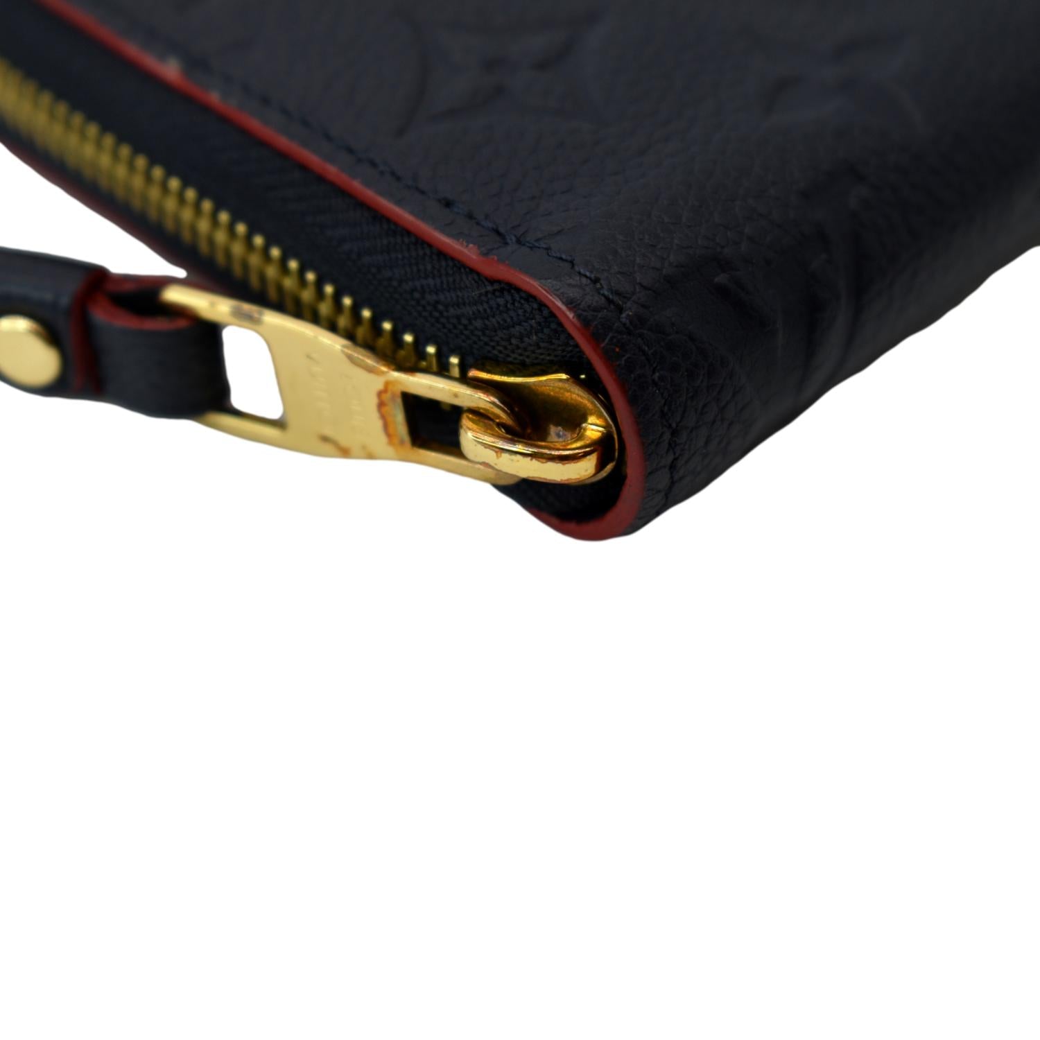 Louis Vuitton Portefeuille Comète Navy Leather Wallet (Pre-Owned)