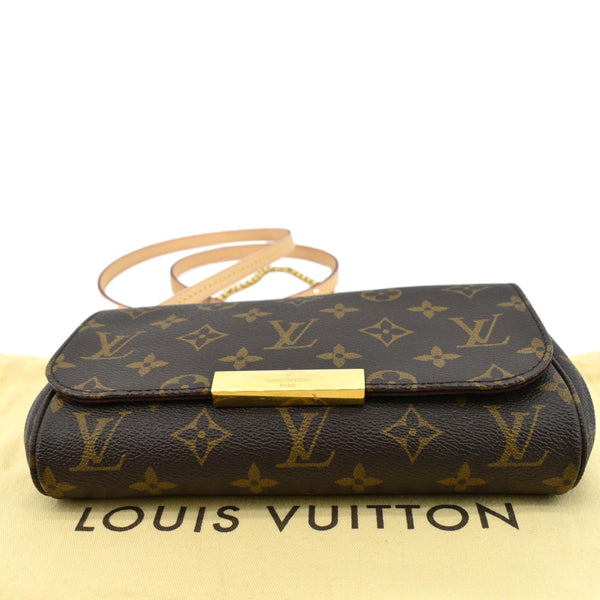 LOUIS VUITTON  Favorite PM Monogram Canvas Crossbody Bag Brown