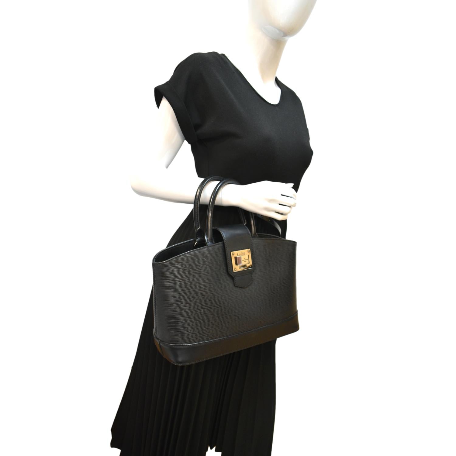 Louis Vuitton Electric Epi Mirabeau GM Black Handbag