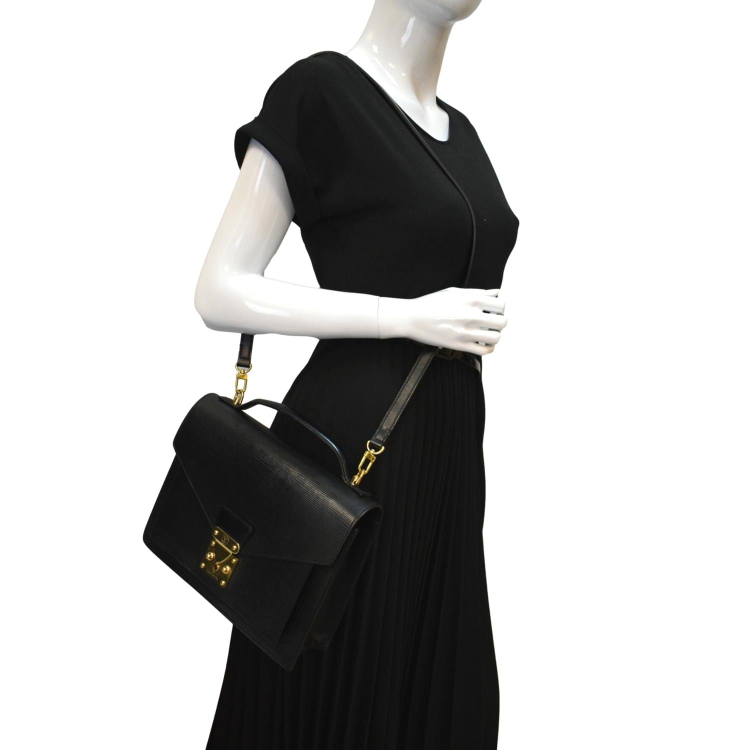 Louis Vuitton - Monceau Epi nera - Crossbody bag - Catawiki