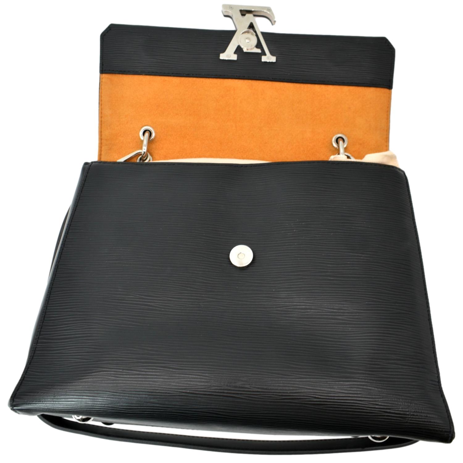 Louis Vuitton ミラボーPM エピレザー ブラック ハンドバッグ LOUIS VUITTON Mirabeau PM Epi Leather Tote Bag Black