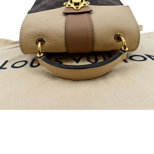 Louis Vuitton Clapton Damier Ebene Backpack Bag Creme - Top