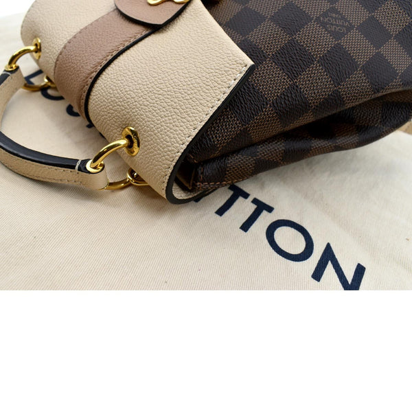 Louis Vuitton Clapton Damier Ebene Backpack Bag Creme - Top Left