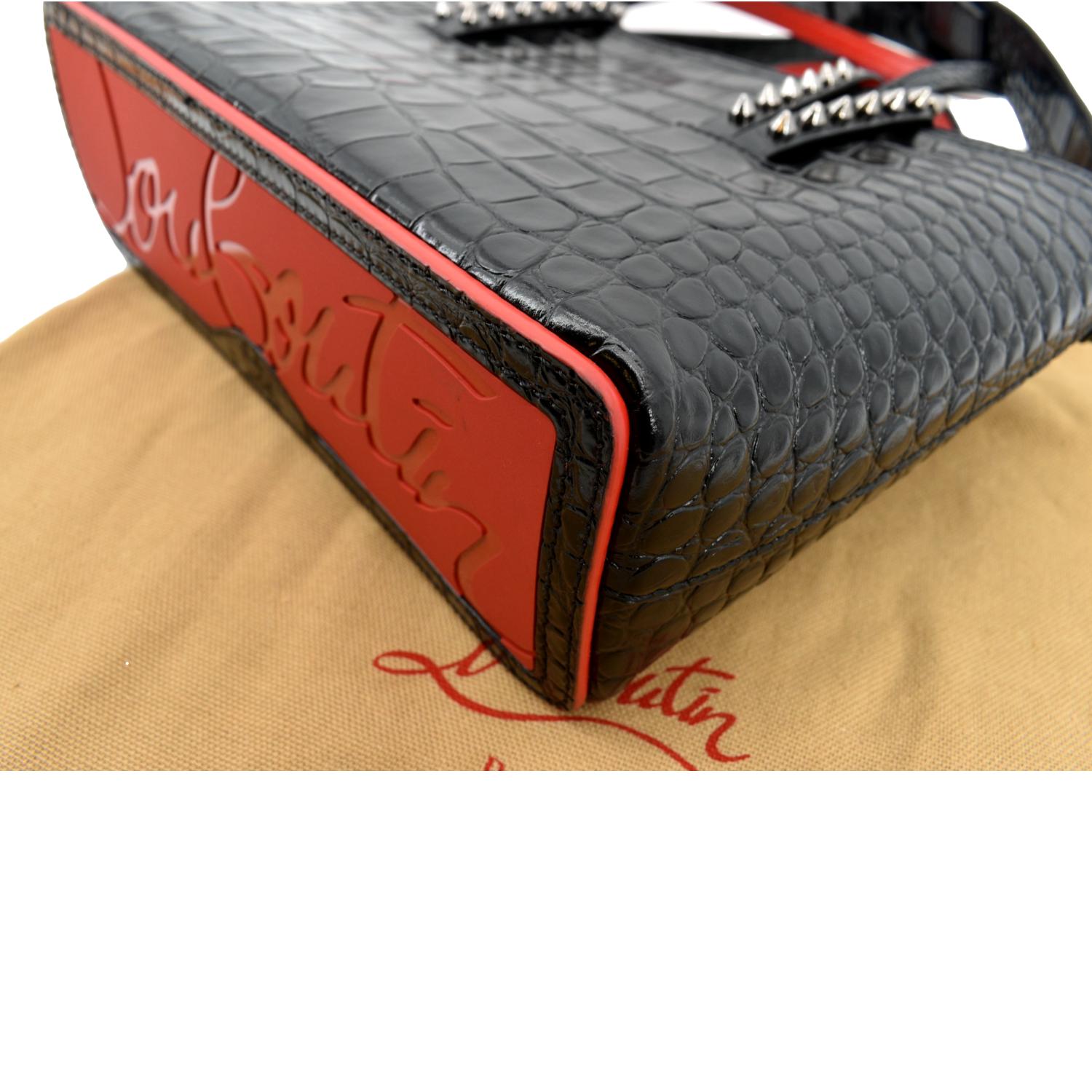 Christian Louboutin Mini Cabata Tiger Leather Studded Crossbody Bag NWOT