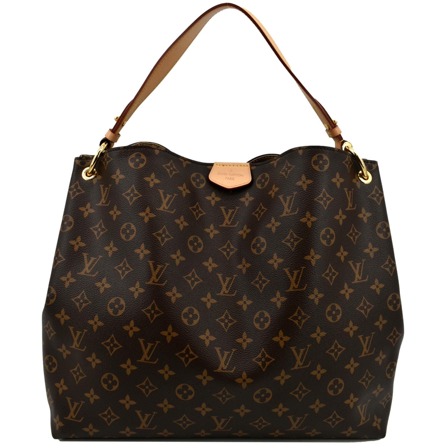 LOUIS VUITTON Graceful MM Monogram Canvas Hobo Bag Brown - Hot Deals