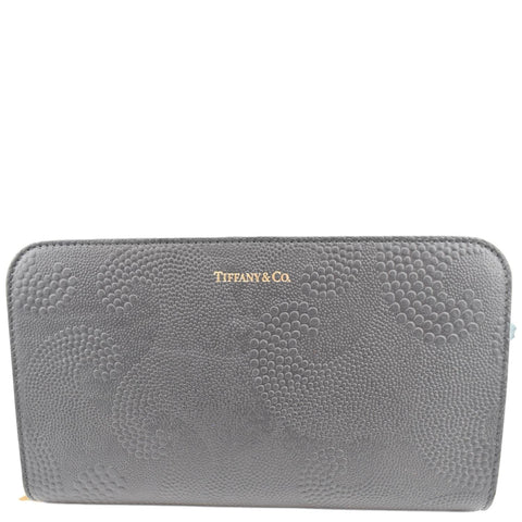 Tiffany & Co Wave Leather Wallet Black