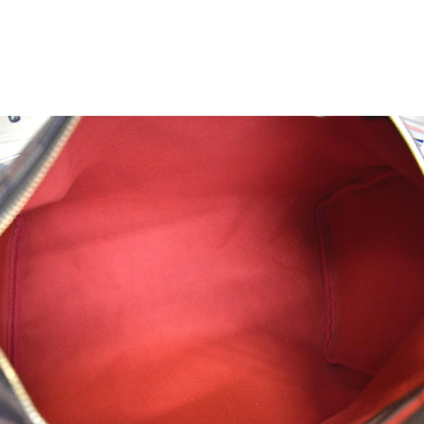 LOUIS VUITTON Speedy 35 Damier Ebene Satchel Bag Brown