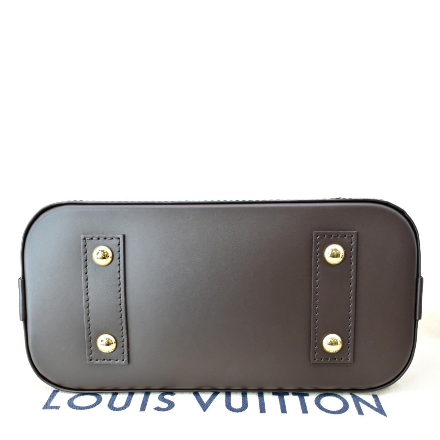 Louis Vuitton Damier Ebene Alma BB Crossbody with Strap 82lv85s at