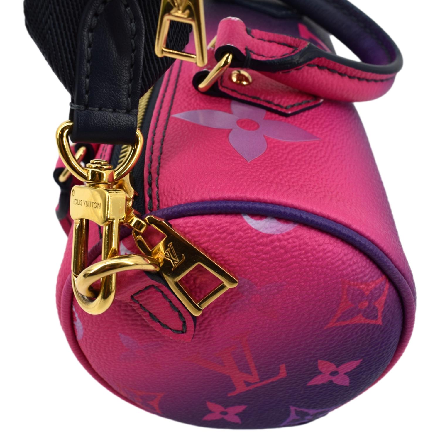 Louis+Vuitton+Papillon+Shoulder+Bag+BB+Blue+Pink+Canvas+Monogram+Suhali for  sale online