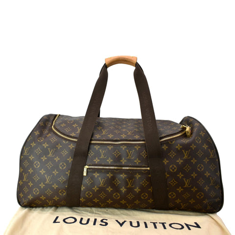 LOUIS VUITTON Neo Eole 55 Monogram Canvas Rolling Travel Bag Brown
