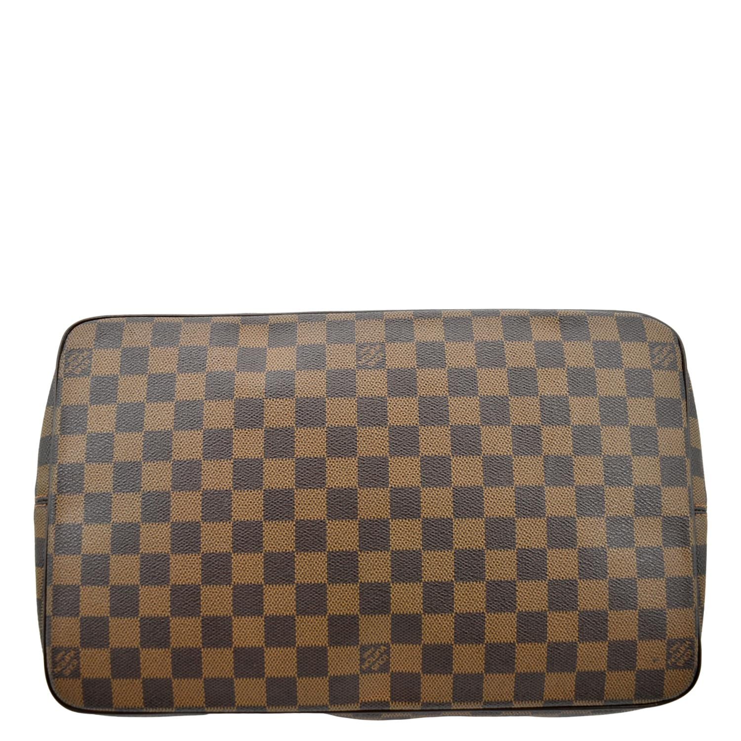 LOUIS VUITTON Saleya GM Damier Ebene Shoulder Bag Brown