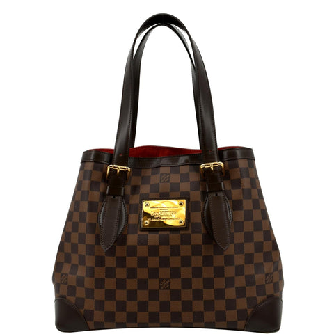 LOUIS VUITTON Hampstead PM Damier Ebene Shoulder Bag Brown