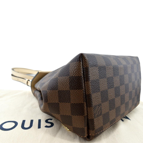 Louis Vuitton Clapton Damier Ebene Backpack Bag Creme - Bottom Left