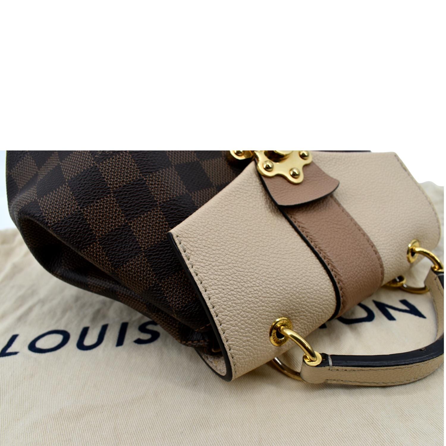 louis vuitton clapton backpack price philippines LOUIS VUITTON Clapton Damier Ebene Backpack Bag Creme Beige