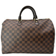 LOUIS VUITTON Speedy 35 Damier Ebene Satchel Bag Brown
