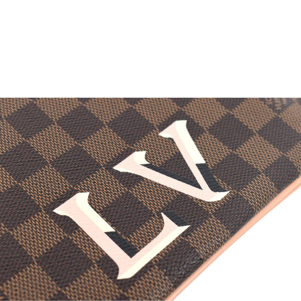 Louis Vuitton Double Zip Pochette Damier Crossbody Bag -LV