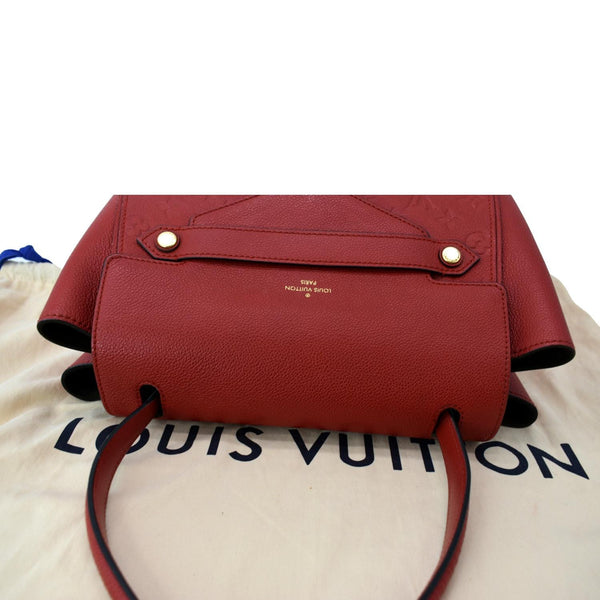 LOUIS VUITTON Trocadero Monogram Empreinte Leather Shoulder Bag Red