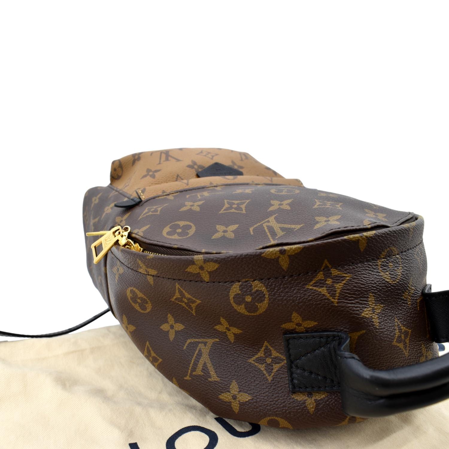 LOUIS VUITTON Palm Springs PM Monogram Reverse Canvas Backpack Brown