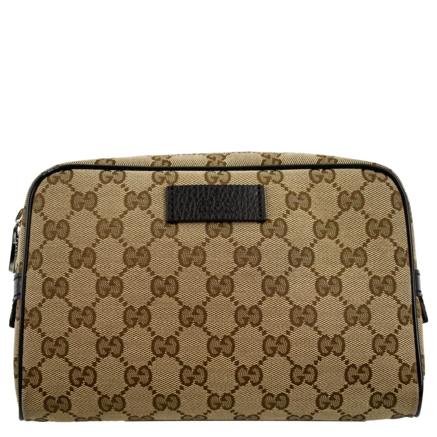 GUCCI GG Monogram Canvas Belt Bag Beige 449174